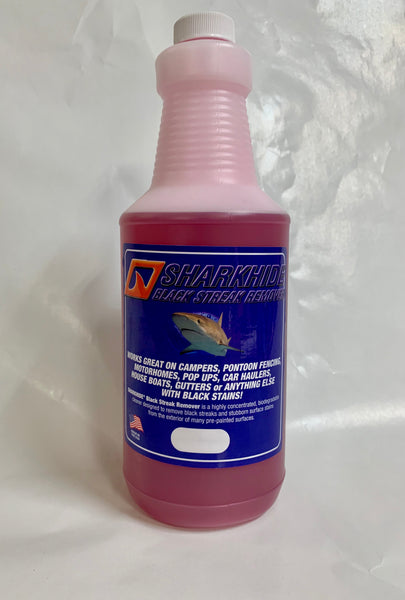 Sharkhide Black Streak Remover 1 Quart - RV boat and mobile home cleaner